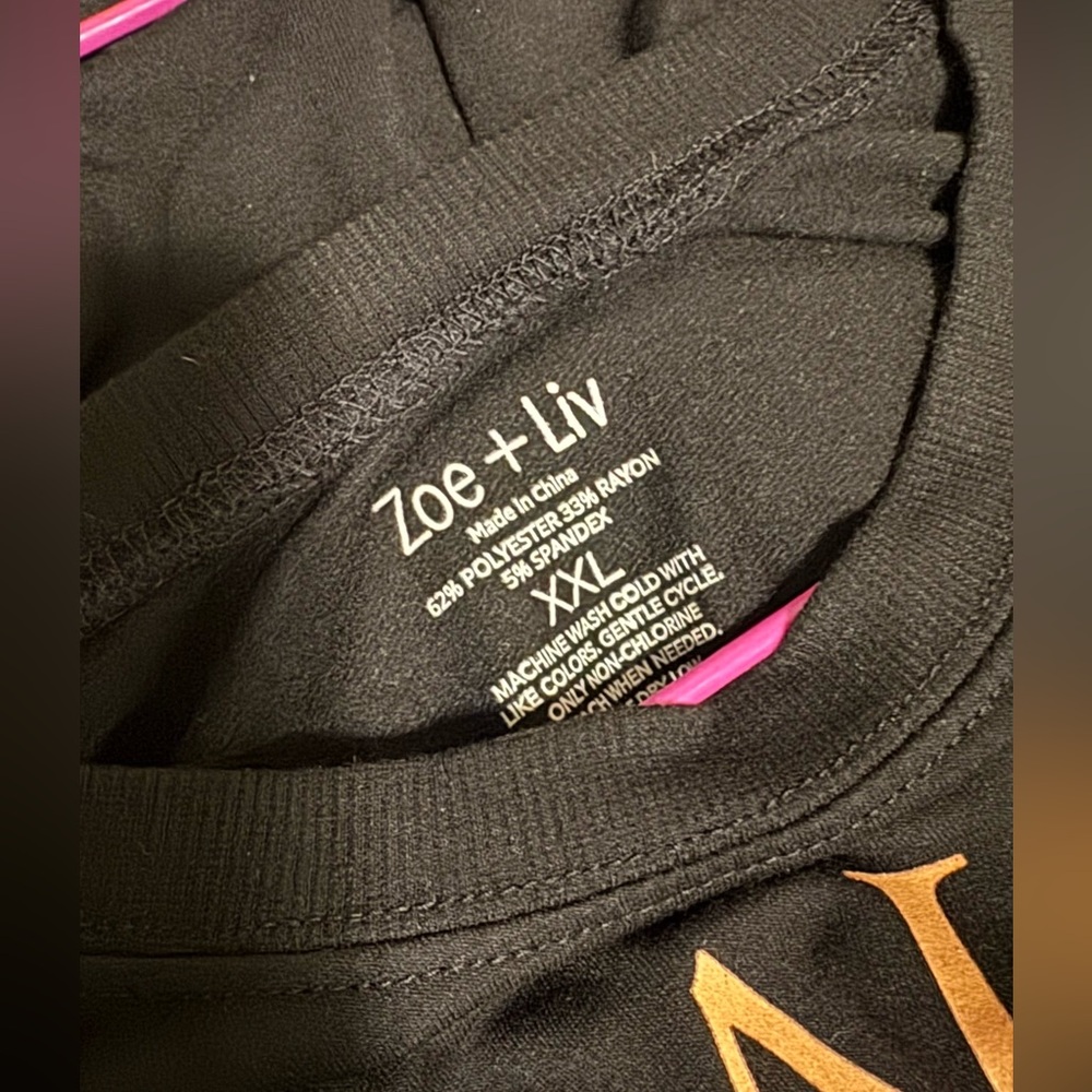 2x Zoe + Liv Black Long Sleeve Pre-loved - Picture 4 of 4